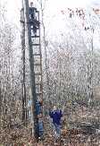 Michael in tree stand