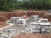 Foundation of new house 8 03