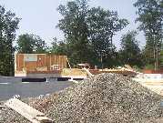 Walls going up 9 8 03