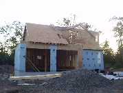 Roofs starting to come together 9 17 03