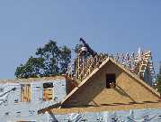 Roof going up 9 24 03