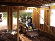 Matt filling garage 9 27 03