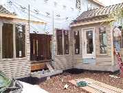 Hole in wall for fireplace 10 9 03