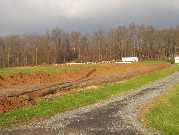 Trench from the street