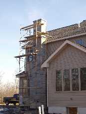 Chimney getting there 12 22 03