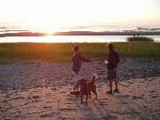 Matt Michael and Ginger First Encounter Beach 8 06