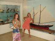 Natale and Katie and Patti Pilgrims Monument 8 06