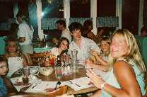 The kiddie table at the Lobster Claw 8 06