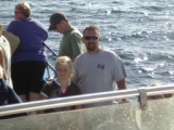 Carly and Juri whale watch 2008.JPG