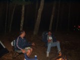 Juri and Me camp fire 2008