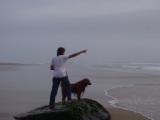 Michael and Ginger posing for Patti Nauset Beach 2008